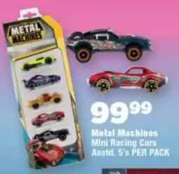 OK Foods Metal Machines Mini Racing Cars Asstd. offer