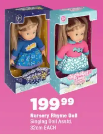 OK Foods Nursery Rhyme Doll Singing Doll offer
