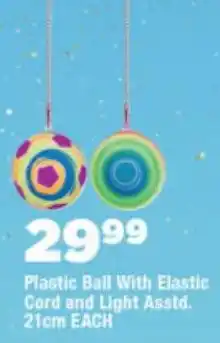 OK Foods Plastic Ball With Elastic Cord and Light offer