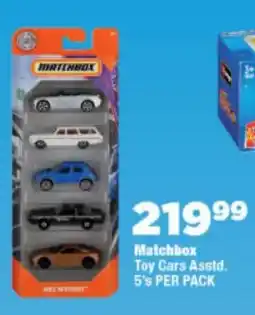 OK Foods Matchbox Toy Cars offer