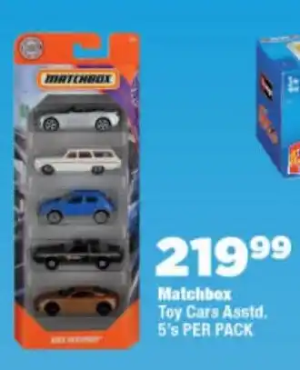 OK Foods Matchbox Toy Cars offer