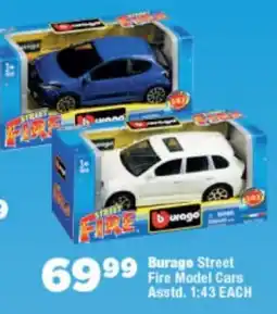 OK Foods Burago Street Fire Model Cars offer