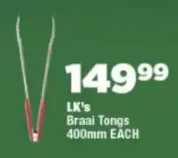 OK Foods LK's Braai Tongs offer