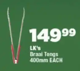 OK Foods LK's Braai Tongs offer