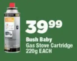 OK Foods Bush Baby Gas Stove Cartridge offer