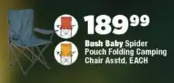 OK Foods Bush Baby Spider Pouch Folding Camping Chair offer