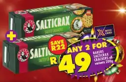 Shoprite Bakers salticrax crackers offer