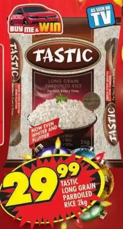 Shoprite Tastic long grain parboiled rice offer