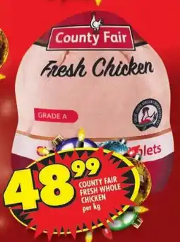 Shoprite County fair fresh whole chicken offer