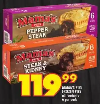 Shoprite Mama's pies frozen pies offer
