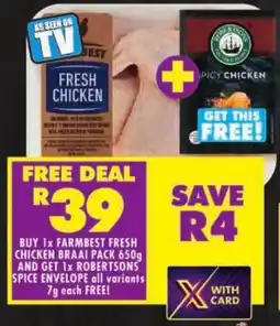 Shoprite Farmbest fresh chicken braai pack offer