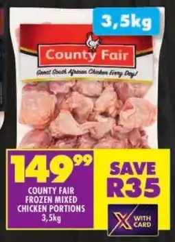 Shoprite County fair frozen mixed chicken portions offer
