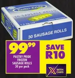 Shoprite Pastry pride frozen sausage rolls offer
