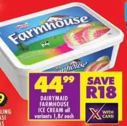 Shoprite Dairymaid farmhouse ice cream offer