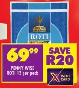 Shoprite Penny wise roti offer