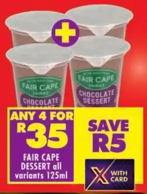 Shoprite Fair cape dessert offer