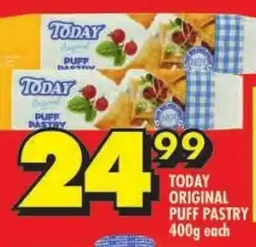 Shoprite Today original puff pastry offer