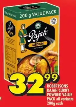 Shoprite Robertsons rajah curry powder value pack offer