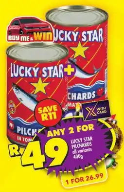 Shoprite Lucky star pilchards offer