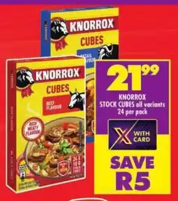 Shoprite Knorrox stock cubes offer