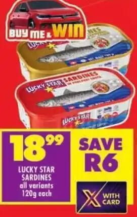 Shoprite Lucky star sardines offer