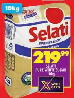 Shoprite Selati pure white sugar offer