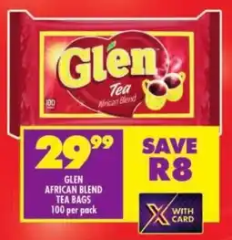 Shoprite Glen african blend tea bags offer