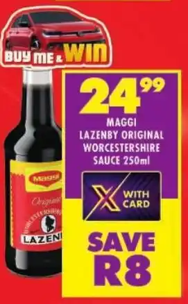 Shoprite Maggi lazenby original worcestershire sauce offer