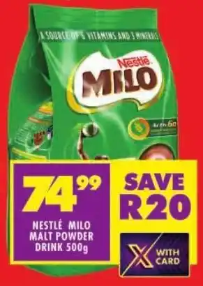 Shoprite Nestle milo malt powder drink offer
