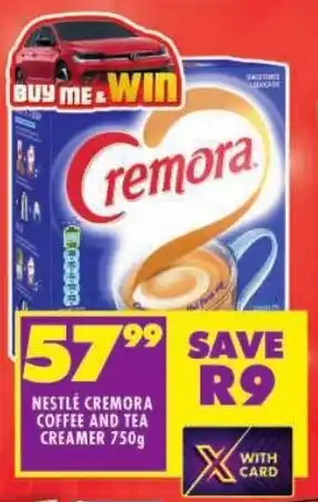Shoprite Nestlé cremora coffee and tea creamer offer
