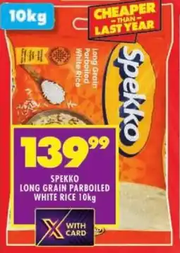 Shoprite Spekko long grain parboiled white rice offer