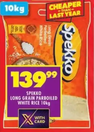 Shoprite Spekko long grain parboiled white rice offer