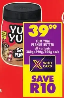Shoprite Yum yum peanut butter offer