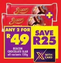 Shoprite Beacon chocolate slab offer