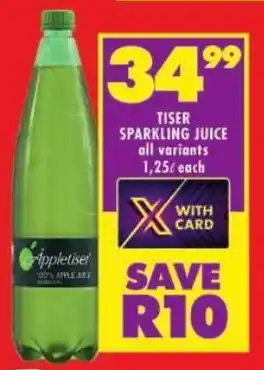 Shoprite Tiser sparkling juice offer