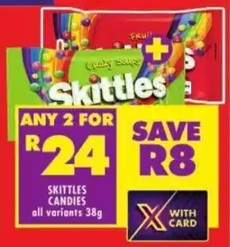 Shoprite Skittles candies offer