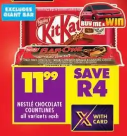 Shoprite Nestlé chocolate countlines offer