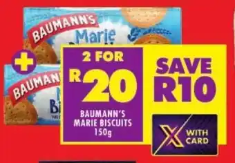 Shoprite Baumann's marie biscuits offer