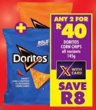 Shoprite Doritos corn chips offer