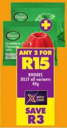 Shoprite Rhodes jelly offer
