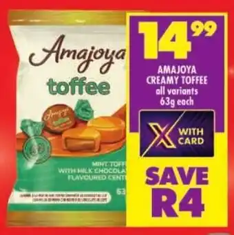 Shoprite Amajoya creamy toffee offer