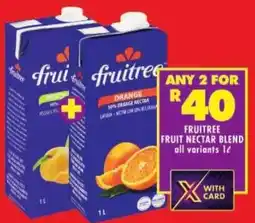 Shoprite Fruitree fruit nectar blend offer