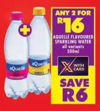 Shoprite Aquelle flavoured sparkling water offer