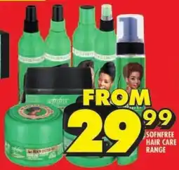 Shoprite Sofnfree hair care range offer