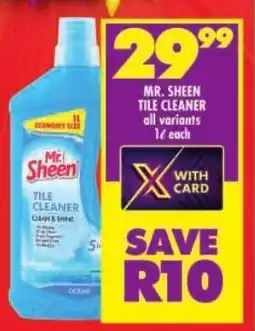 Shoprite Mr. sheen tile cleaner offer