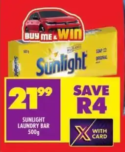Shoprite Sunlight laundry bar offer