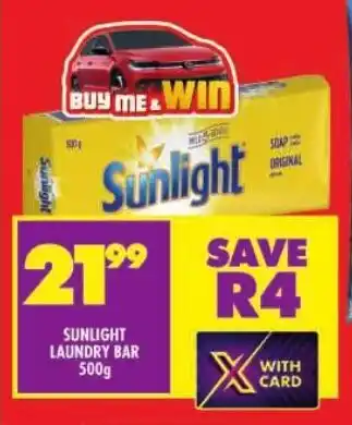 Shoprite Sunlight laundry bar offer