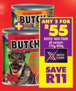 Shoprite Butch dog food offer