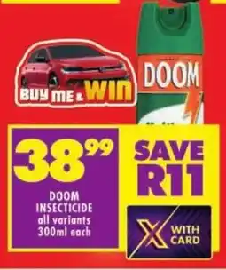 Shoprite Doom insecticide offer