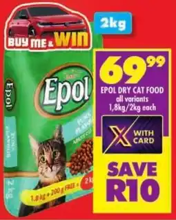 Shoprite Epol dry cat food offer